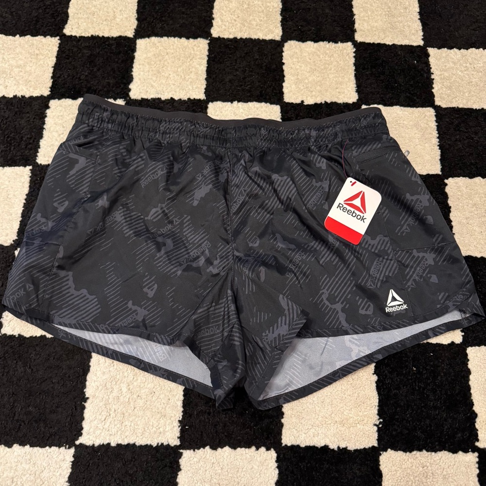 Reebok Lined Relaxed Fit Running Athletic Shorts NWT